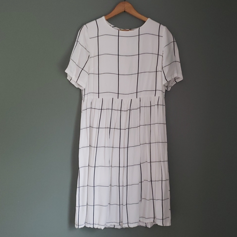Piper & Scoot Grid Midi Dress